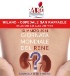 Giornata Mondiale del Rene - Milano